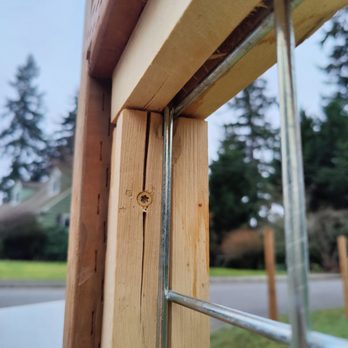 Lake Hills BC Landscaping - a close up of a window frame - Landscaping Near Me
