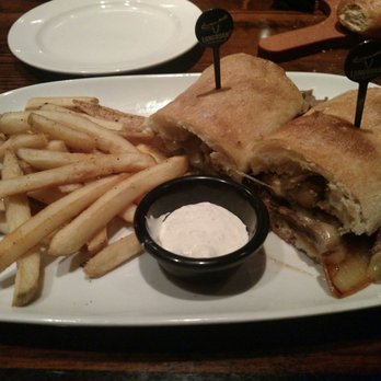 LongHorn Steakhouse - Shaved steak on ciabatta with horseradish sauce. - Steakhouses Near Me - Warwick, Rhode Island
