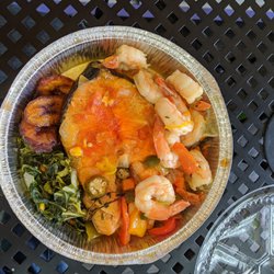 The Calabash Experience - Salmon and shrimp my Saturday favorite!