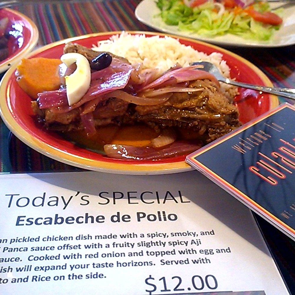 Culantro - 2 Chicken Thighs, Single Slice Sweet Potato and White Rice zero flavor for 12 bucks outrageous expensive WTF - Peruvian Near Me - Ferndale, Michigan Culantro - 2 Chicken Thighs, Single Slice Sweet Potato and White Rice zero flavor for 12 bucks outrageous expensive WTF - Peruvian Near Me - Ferndale, Michigan