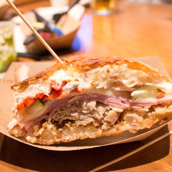 The Stand - American Classics Redefined - Inside the Porchetta Cubano Sandwich - New American Near Me - Pasadena, California