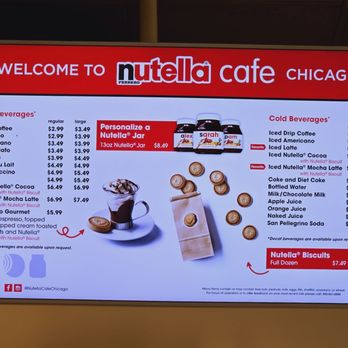 Nutella Cafe - Desserts Near Me - Chicago, Illinois Nutella Cafe - Desserts Near Me - Chicago, Illinois