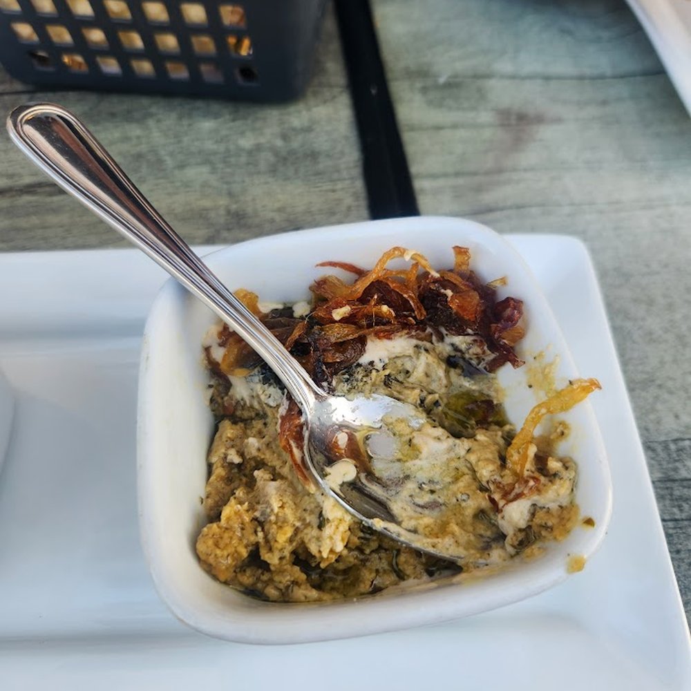 Tehran Restaurant - eggplant dip - Persian/Iranian Near Me - Beverly Hills, California Tehran Restaurant - eggplant dip - Persian/Iranian Near Me - Beverly Hills, California