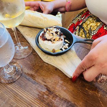 Bluemont Vineyard - Warmed Brie Cheese w/ Berry Compote - Venues & Event Spaces Near Me - Bluemont, Virginia