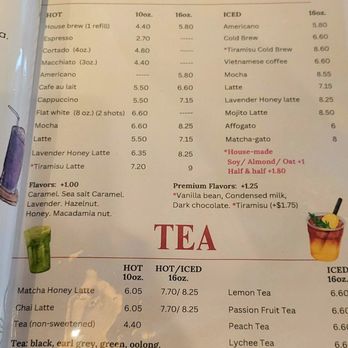 Egghead Cafe - Da menu as of February 28, 2026 - Coffee & Tea Near Me - Honolulu, Hawaii