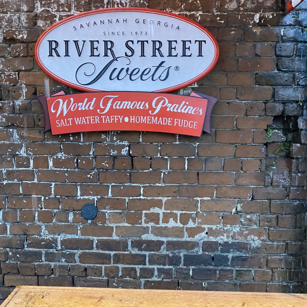 River Street Sweets - Signage inside - Desserts Near Me - Savannah, Georgia River Street Sweets - Signage inside - Desserts Near Me - Savannah, Georgia