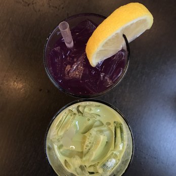 Senyai Thai Kitchen - Purple Lemonade ($3.50) and Thai iced green tea ($3.50) - Thai Near Me - Pittsburgh, Pennsylvania Senyai Thai Kitchen - Purple Lemonade ($3.50) and Thai iced green tea ($3.50) - Thai Near Me - Pittsburgh, Pennsylvania
