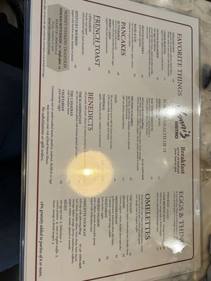 Menu photo 1 Nonni's Bistro Pleasanton, CA