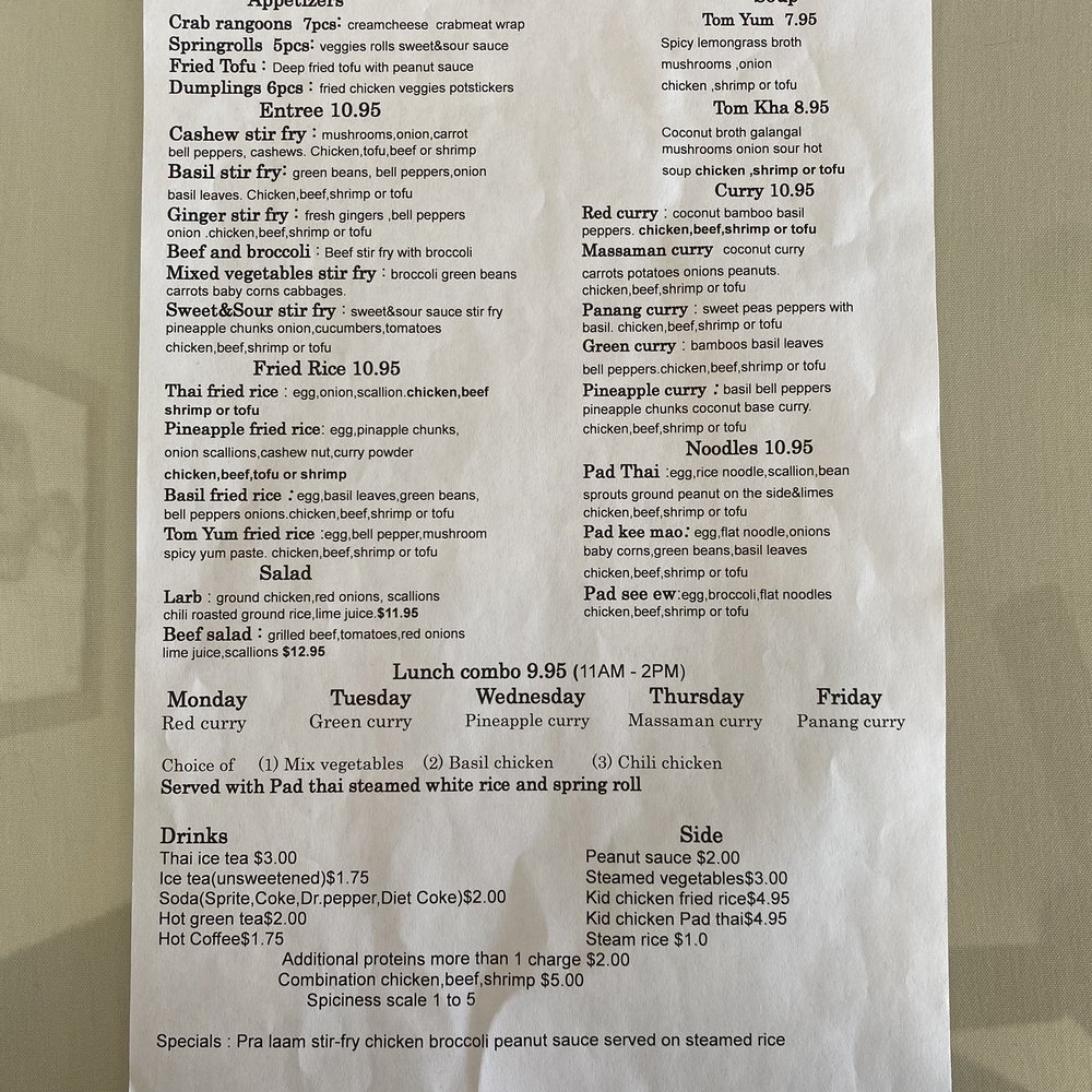 Menu Menu