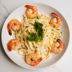 Shrimp Fettuccine Alfredo