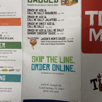 Tijuana Flats - Tex-Mex Near Me - Coral Springs, Florida Tijuana Flats - Tex-Mex Near Me - Coral Springs, Florida