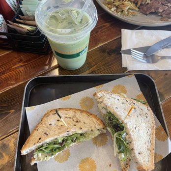 Dandelion Cafe - Egg Salad Sandwich & Iced Matcha - Coffee & Tea Near Me - Bellaire, Texas