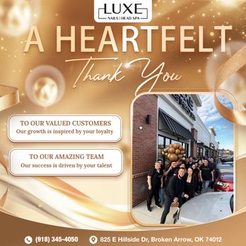 Luxe Nails & Head Spa - & ! - Nail Salons Near Me - Broken Arrow, Oklahoma Luxe Nails & Head Spa - & ! - Nail Salons Near Me - Broken Arrow, Oklahoma