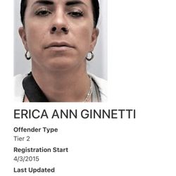Fitness by Erica - This is a picture of a registered sex offender of a minor.