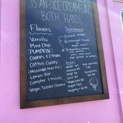 Scoops on Wheels - 9/12/20 menu