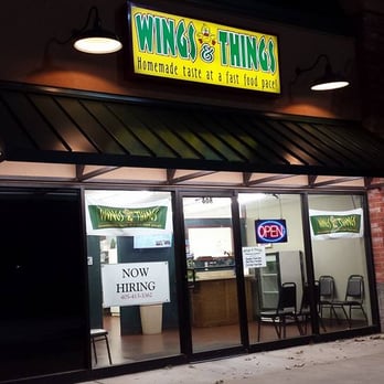 Wings and Things - the front of a restaurant - Chicken Wings Near Me - Yukon, Oklahoma Wings and Things - the front of a restaurant - Chicken Wings Near Me - Yukon, Oklahoma