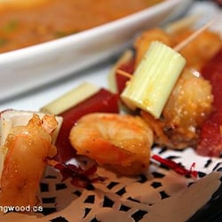 Hill and Bay - Beautiful South American Shrimp Bocadillo