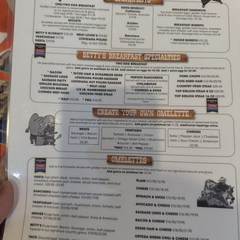 Betty Faye's Cafe - Menu - New American Near Me - Corona, California Betty Faye's Cafe - Menu - New American Near Me - Corona, California