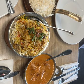 Bhatti Himalayan Grill - 45. Chicken Tikka Masala 91. Lamb Dum Biryani - Indian Near Me - San Diego, California