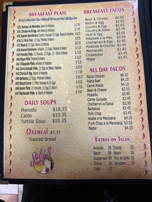 Menu photo 1 Sely's Mexican Restaurant Schertz, TX Menu photo 1 Sely's Mexican Restaurant Schertz, TX