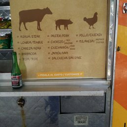 The menu The menu
