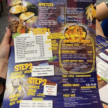 Robot Boil House - Menu - Seafood Near Me - Toronto, Ontario