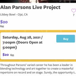 Libby Bowl - Goldstar has Discount Tickets for Alan Parsons Project @ The Libby Bowl in Ojai CA