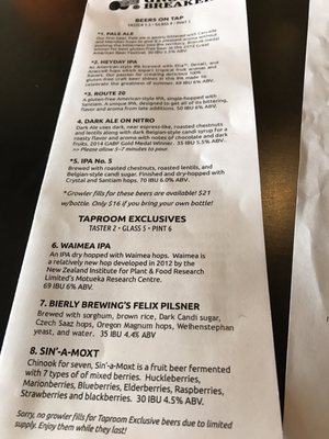 Menu photo 6 Ground Breaker Brewing Portland, OR Menu photo 6 Ground Breaker Brewing Portland, OR