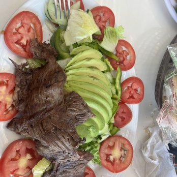 La Puntilla - Arachera and salad - Seafood Near Me - Playa Sur, SIN