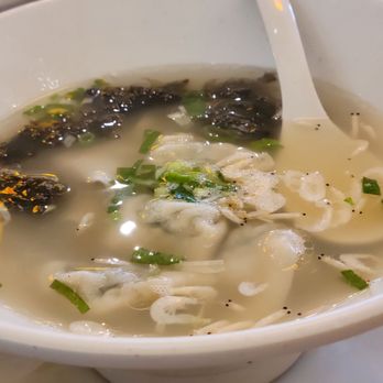 Mian & Bao - Mustard cabbage dumpling in soup (with baby shrimps) - Dim Sum Near Me - Honolulu, Hawaii Mian & Bao - Mustard cabbage dumpling in soup (with baby shrimps) - Dim Sum Near Me - Honolulu, Hawaii