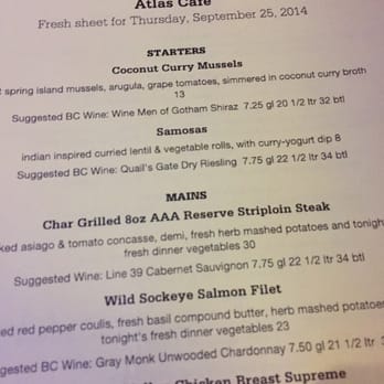 Atlas Cafe - Sept 25, 2014 - Cafes Near Me - Courtenay, British Columbia Atlas Cafe - Sept 25, 2014 - Cafes Near Me - Courtenay, British Columbia