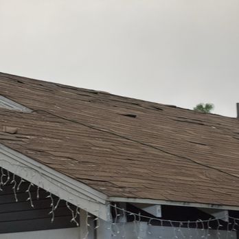 PATCH ROOFING - The 100mph Santa Ana winds had ripped off many of our shingles leaving the roof susceptible to water damage - Roofing Near Me - Glendale, California
