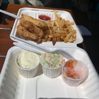 Bandon Bait - Halibut and chips. Super good! - Fish & Chips Near Me - Bandon, Oregon