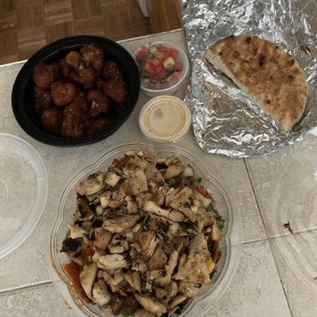 Bite - Mediterranean Salad and Panko Encrusted Mediterranean Cauliflower - Salad Near Me - New York, New York