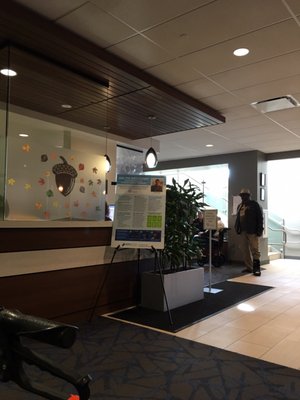 Photo of Central Ohio Urology Group - Gahanna, OH, US. Foyer, registration desks.