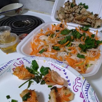 Just Pho...and more - This is the extra shrimp bun tom nuong! 4 shrimp and a bunch of chicken. Make sure you check your food before you leave! - Vietnamese Near Me - Athens, Georgia Just Pho...and more - This is the extra shrimp bun tom nuong! 4 shrimp and a bunch of chicken. Make sure you check your food before you leave! - Vietnamese Near Me - Athens, Georgia