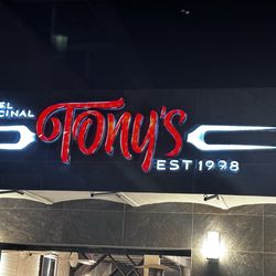 El Original Tony's - Eye  catching  sign  from  main  road  That's  how  we  found  this gem