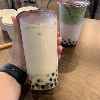 Tasty Pot - Ho Hokkaido Milk Tea with boba - Hot Pot Near Me - Alhambra, California