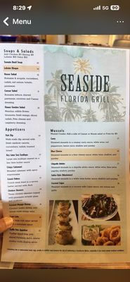 Menu photo 1 Seaside Florida Grill Satellite Beach, FL