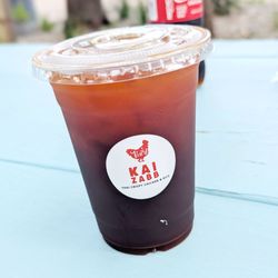Kai Zabb - Thai tea with fresh lime