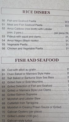 Menu photo 2 Els Porxos Barcelona, B Menu photo 2 Els Porxos Barcelona, B
