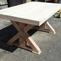 Unfinished table, identical to the photo I provided. Unfinished table, identical to the photo I provided.