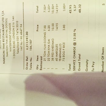 Nakhon Thai - Thai Near Me - London, XGL