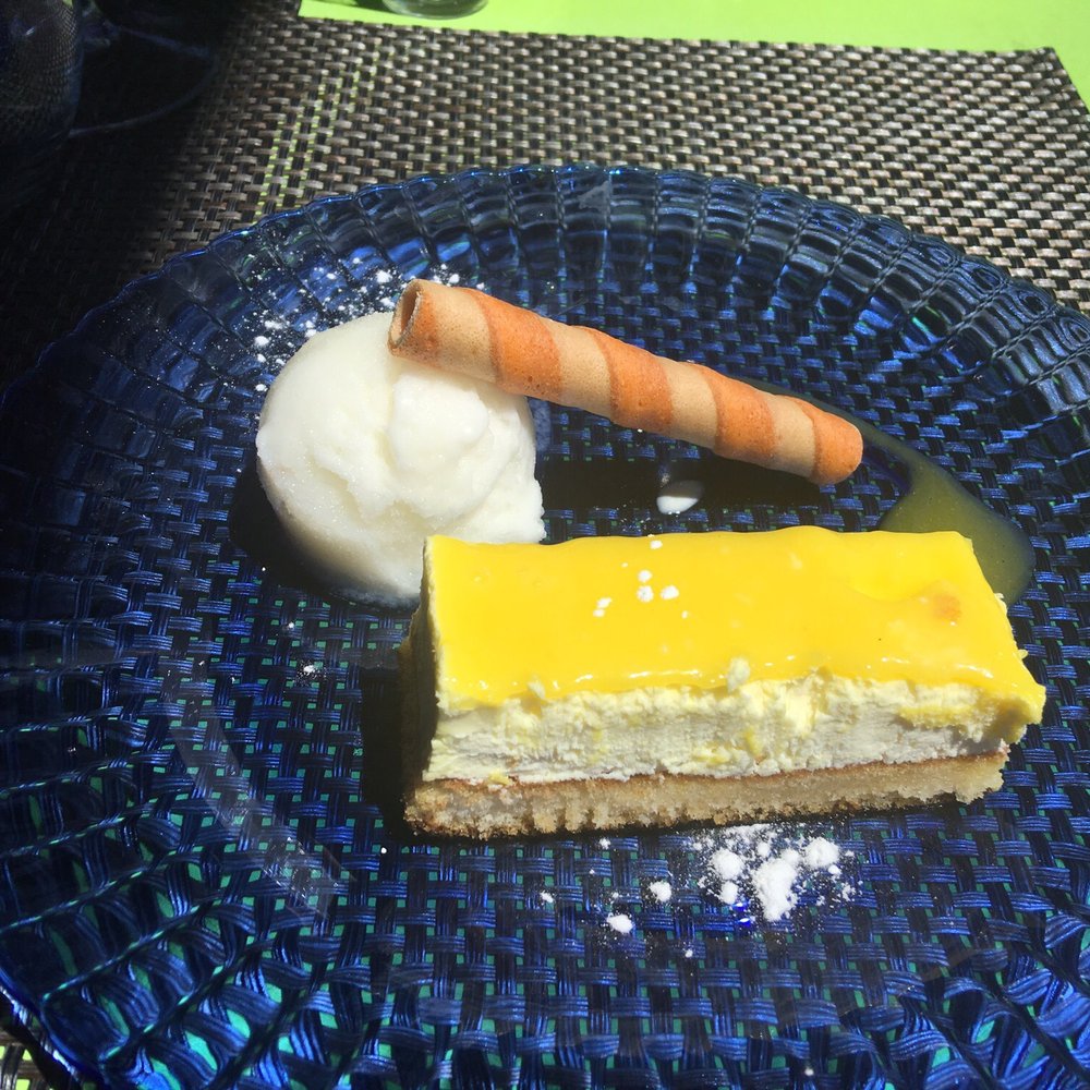 Carmen Verde Luna - Lemon mousse and sorbet - Spanish Near Me - Granada, GR Carmen Verde Luna - Lemon mousse and sorbet - Spanish Near Me - Granada, GR
