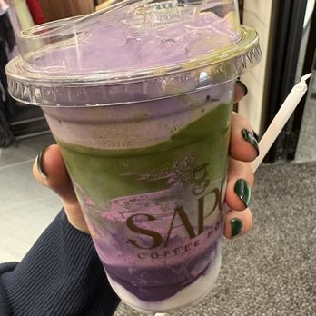 Sapo Coffee House - Ube matcha latte - Coffee & Tea Near Me - Wyoming, Michigan Sapo Coffee House - Ube matcha latte - Coffee & Tea Near Me - Wyoming, Michigan