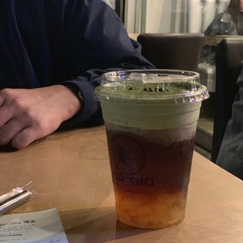 Tan-Cha - Matcha froth pu er tea - Bubble Tea Near Me - Los Angeles, California Tan-Cha - Matcha froth pu er tea - Bubble Tea Near Me - Los Angeles, California