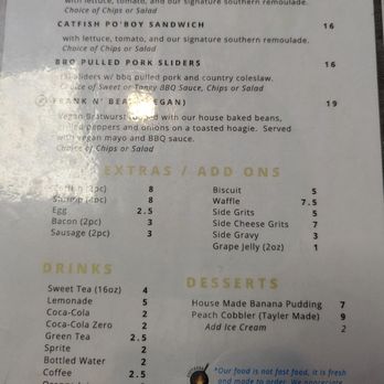 Southern Love - Menu - Southern Near Me - Honolulu, Hawaii