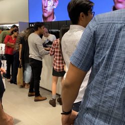 Zara - During Black Friday. About 40 people in line and only one person working the register.