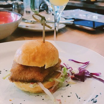 AMBAR Restaurant, Clarendon - Fried catfish sider - Modern European Near Me - Arlington, Virginia