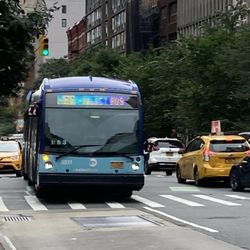 86 Street Station - Crosstown Limited bus at 86th Street 09/27/24
